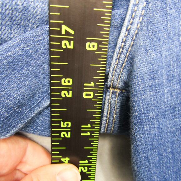 L'Agence Jeans Womens 27 Blue Denim Dean High-Rise Straight Mid-Rise Sequoia - Picture 8 of 10